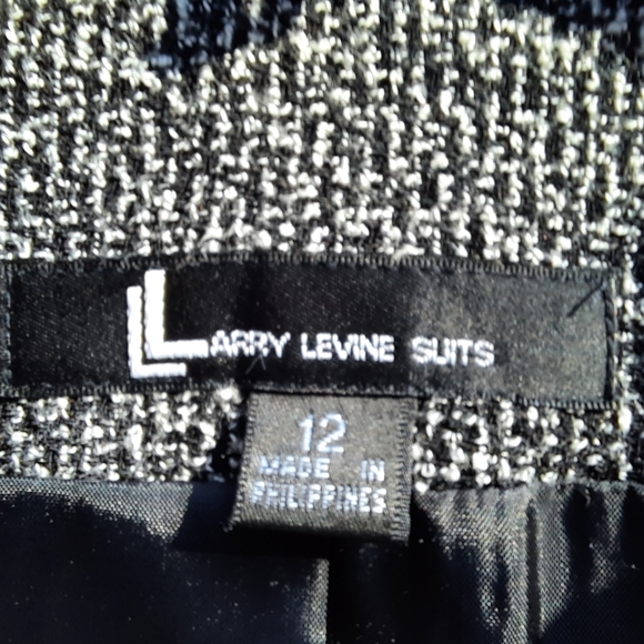 Vtg Larry Levine Suit Jacket size 12 - Picture 8 of 12